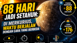 Satu Tahun di Merkurius Hanya 88 Hari di Bumi