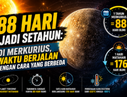Satu Tahun di Merkurius Hanya 88 Hari di Bumi