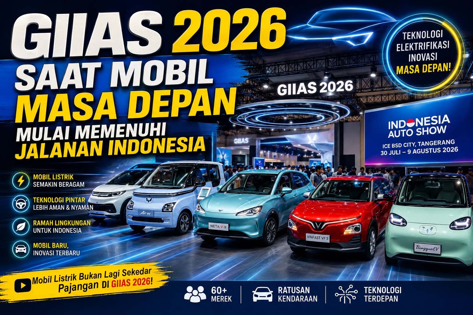 GIIAS 2026: Saat Mobil Masa Depan Mulai Memenuhi Jalanan Indonesia