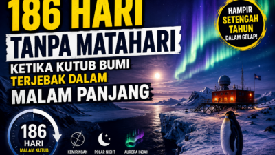 186 Hari Tanpa Matahari: Ketika Kutub Bumi Terjebak dalam Malam Panjang