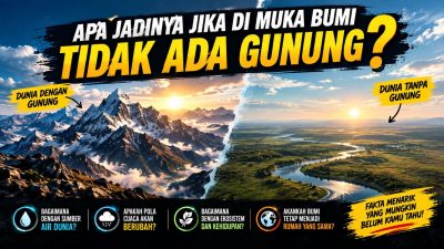 Apa Jadinya Jika di Muka Bumi Tidak Ada Gunung ?